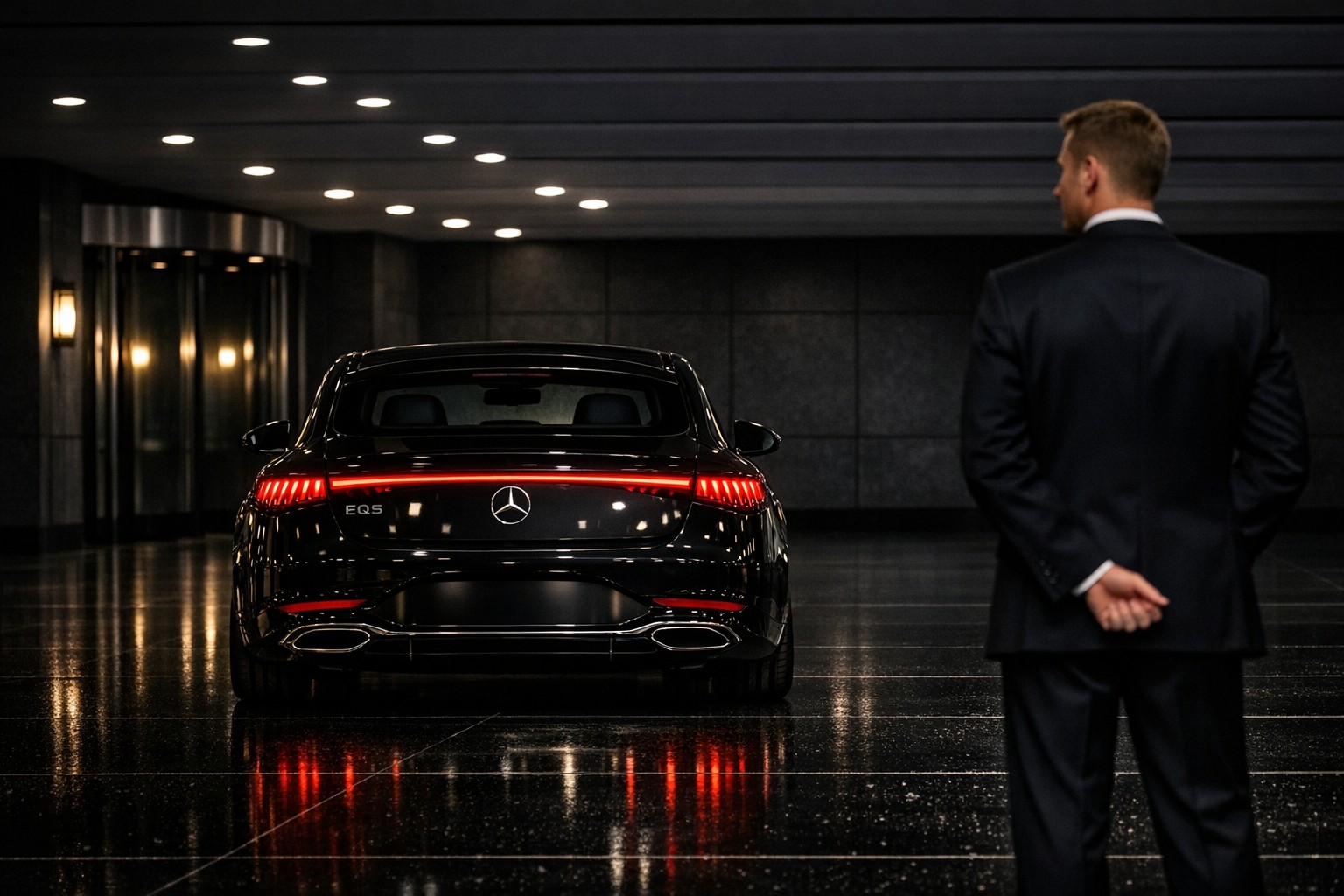Auto met chauffeur